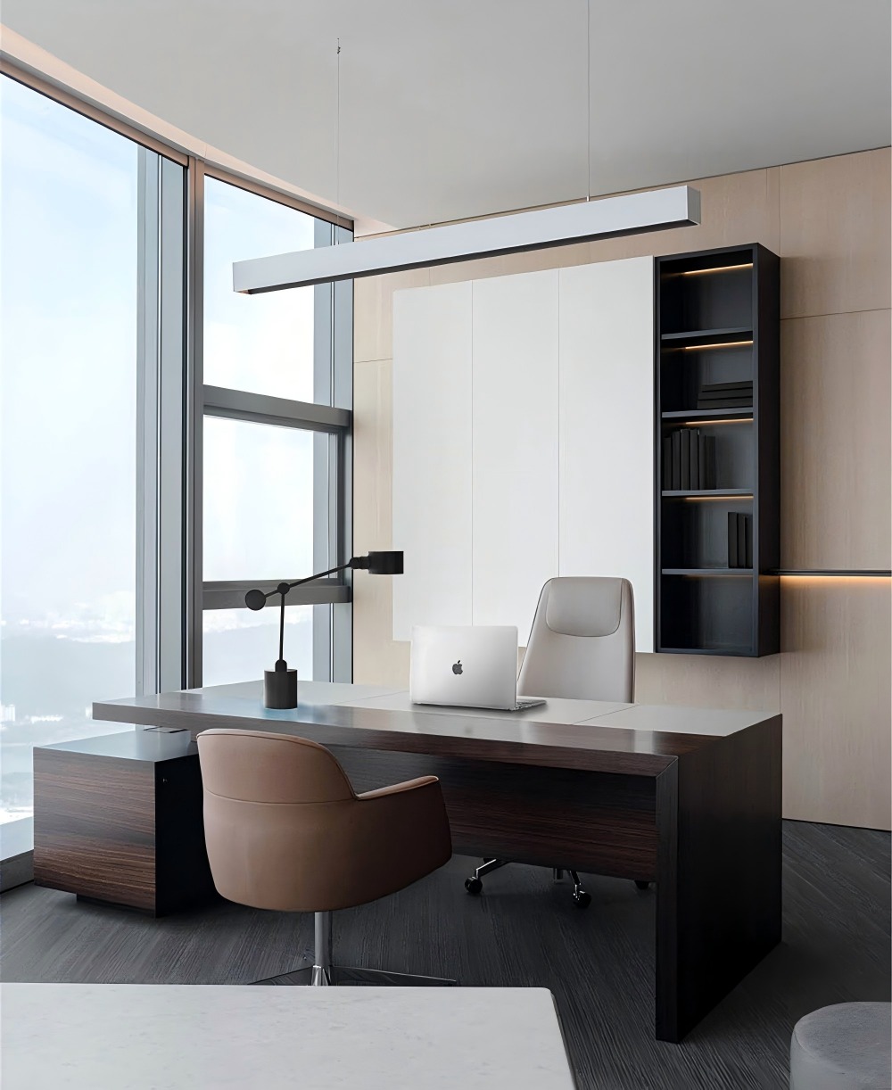 LED Extrusted alum office Liner light
